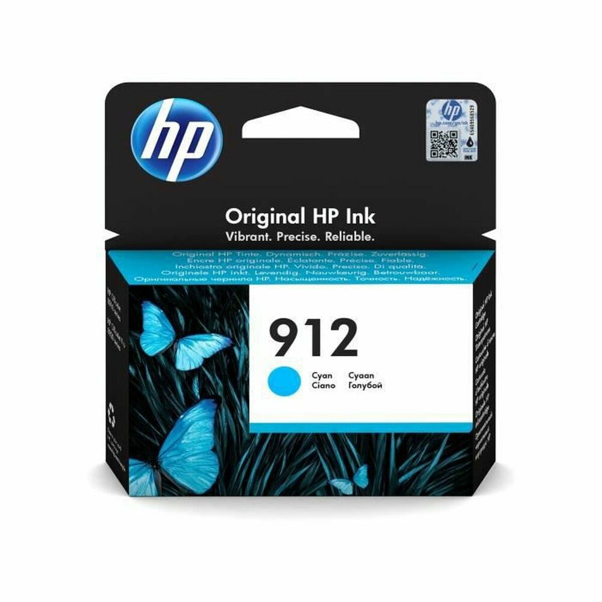 Original Tintenpatrone HP 912 Türkis