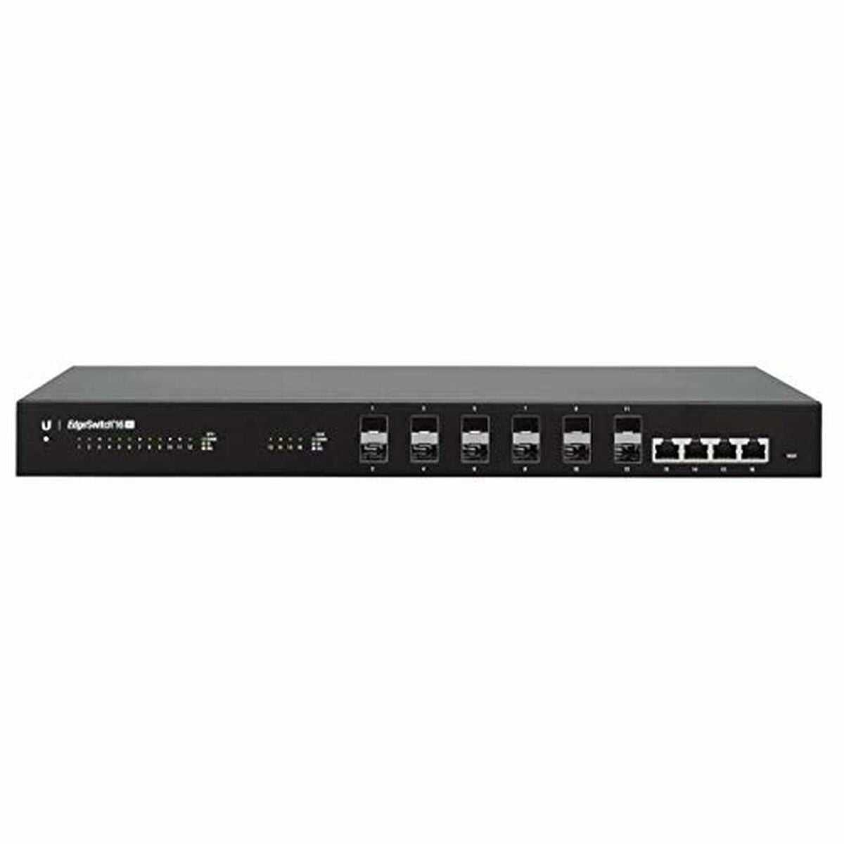 Schalter für das Netz mit Schaltschrank UBIQUITI ES-16-XG EDGE Gigabit Ethernet Schwarz