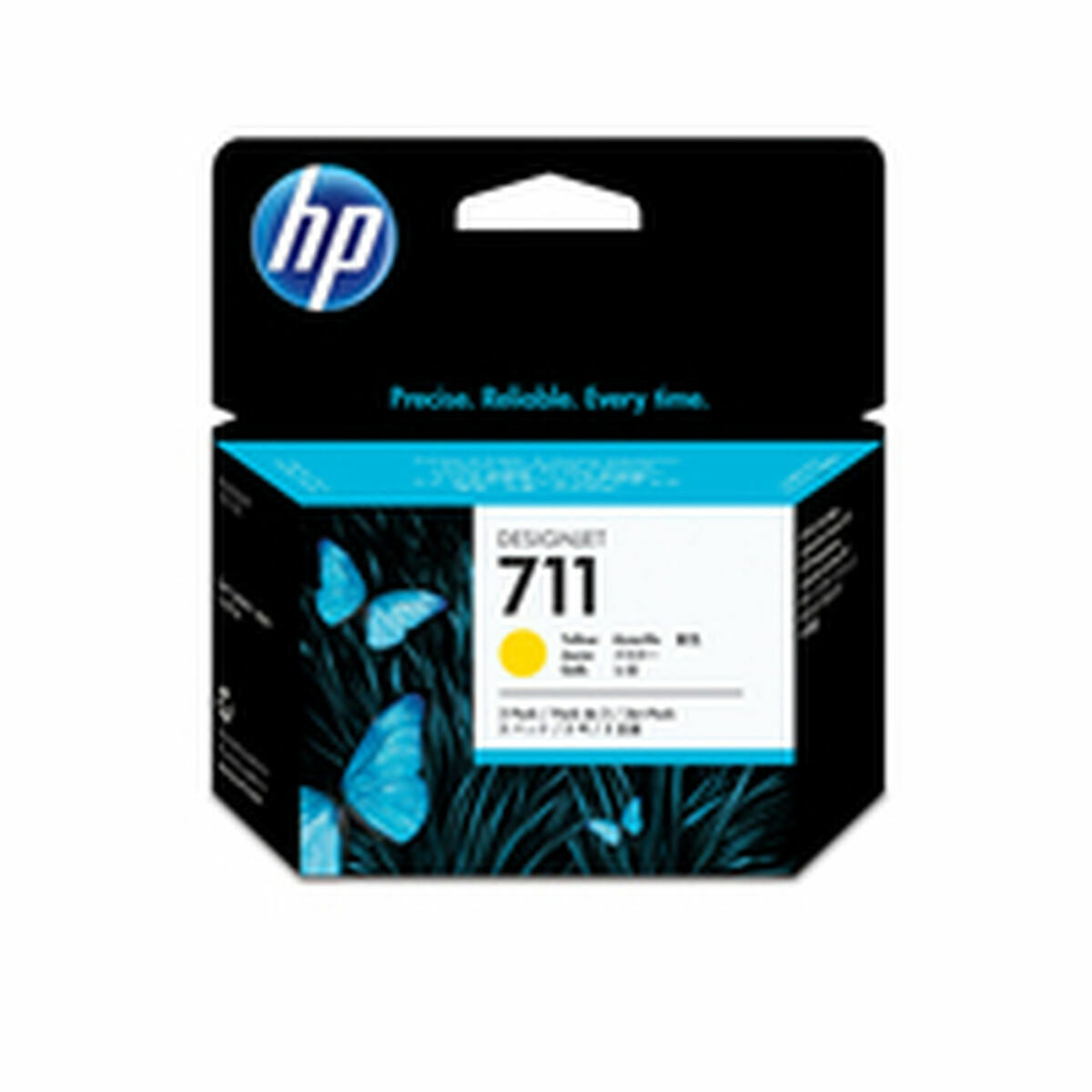 Original Tintenpatrone HP 711 Gelb