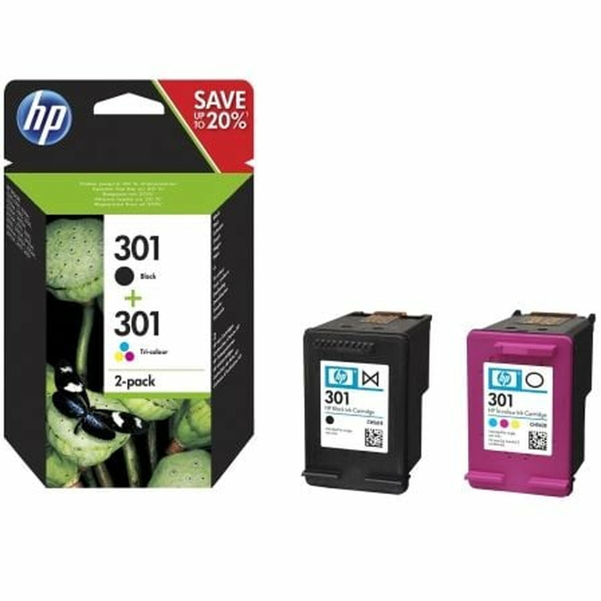 Original Tintenpatrone HP N9J72AE#301 Türkis