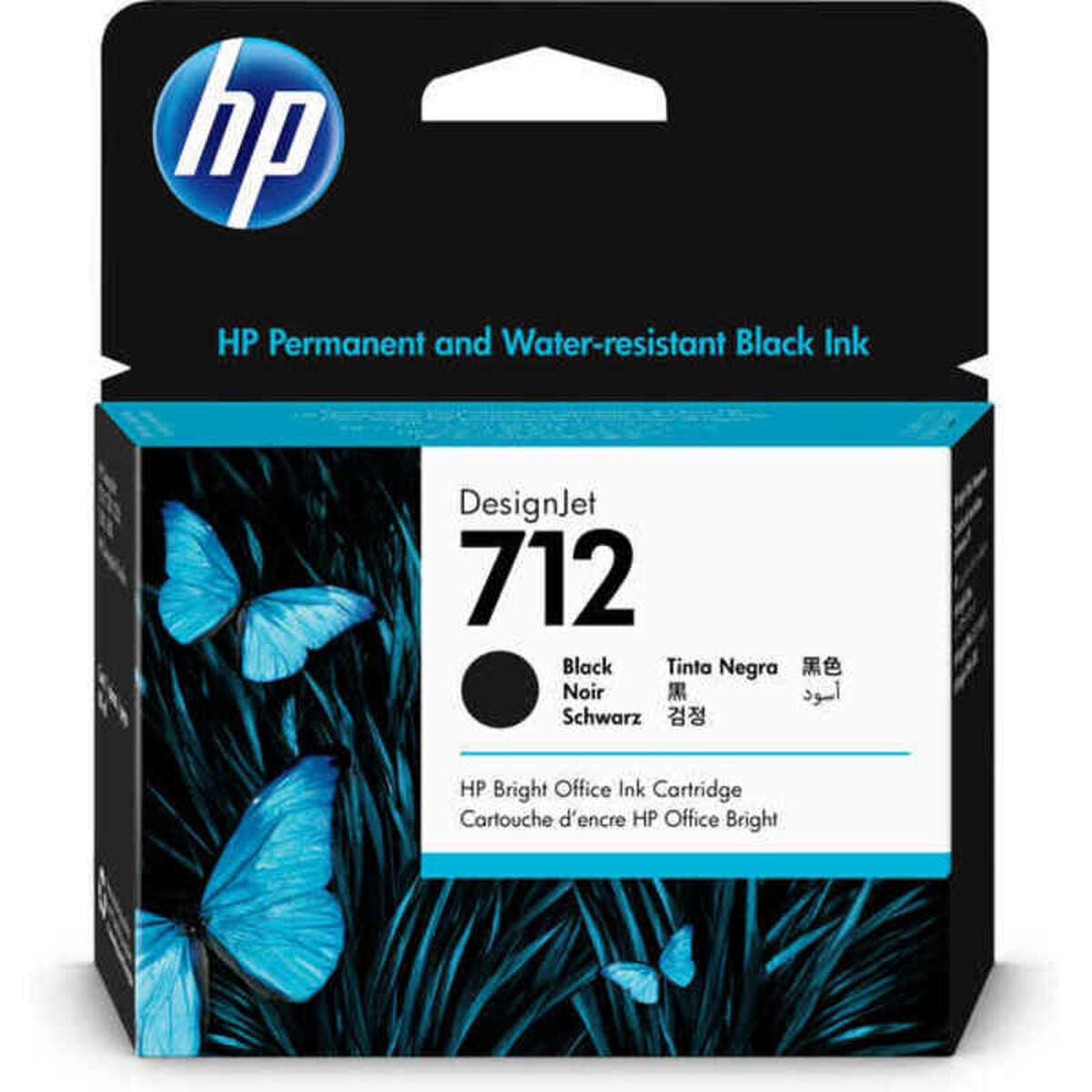 Original Tintenpatrone HP 3ED71A Schwarz