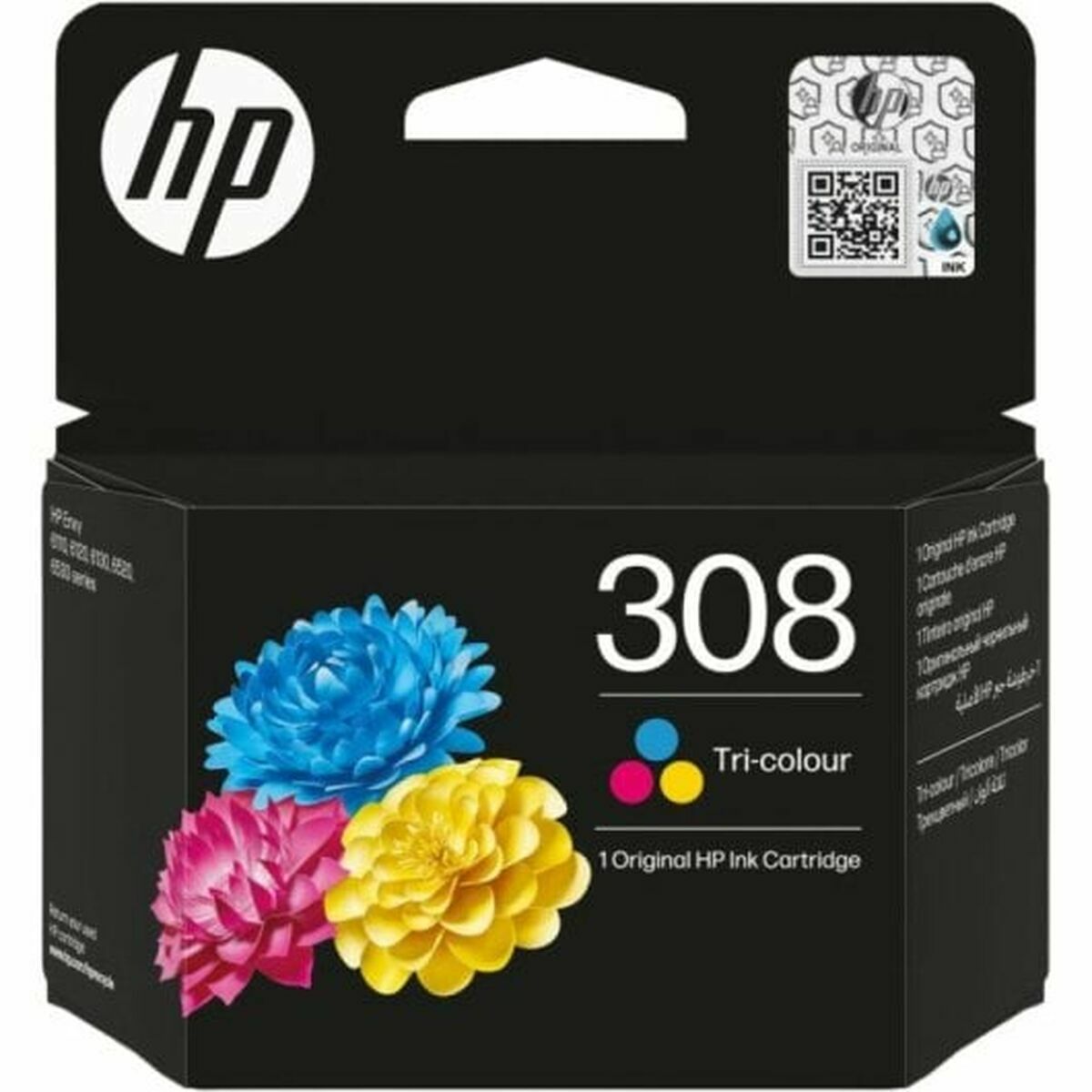 Original Tintenpatrone HP 7FP20UE Schwarz Zyanblau/Magenta/Gelb (1 Stück)