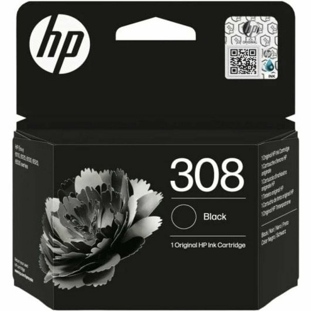 Original Tintenpatrone HP 308 Schwarz