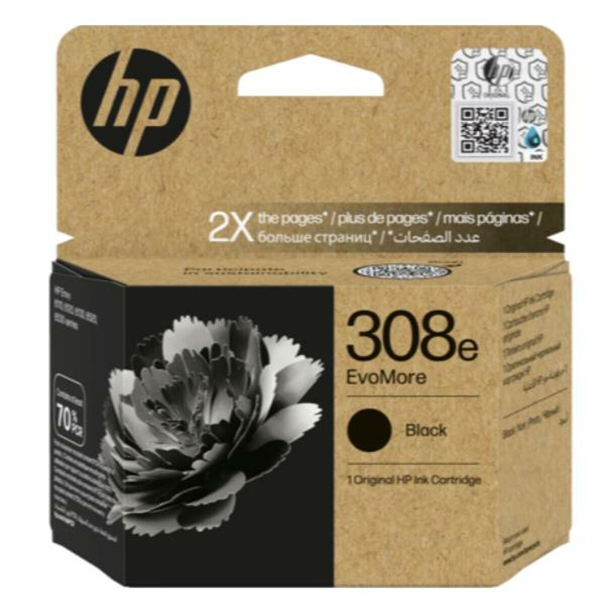 Original Tintenpatrone HP 7FP22UE Schwarz Bunt (1 Stück)