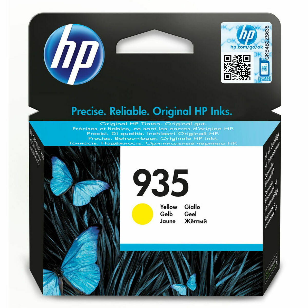Original Tintenpatrone HP C2P22AE#301 Gelb