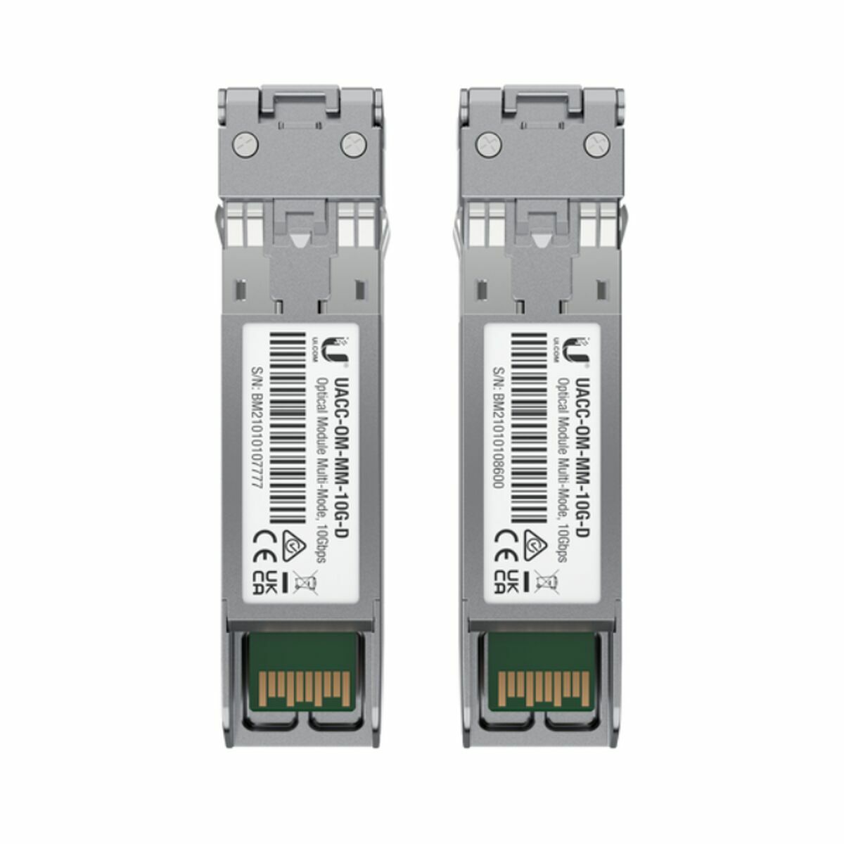 Fasermodul SEP MultioModo UBIQUITI UACC-OM-MM-10G-D-2 Silberfarben