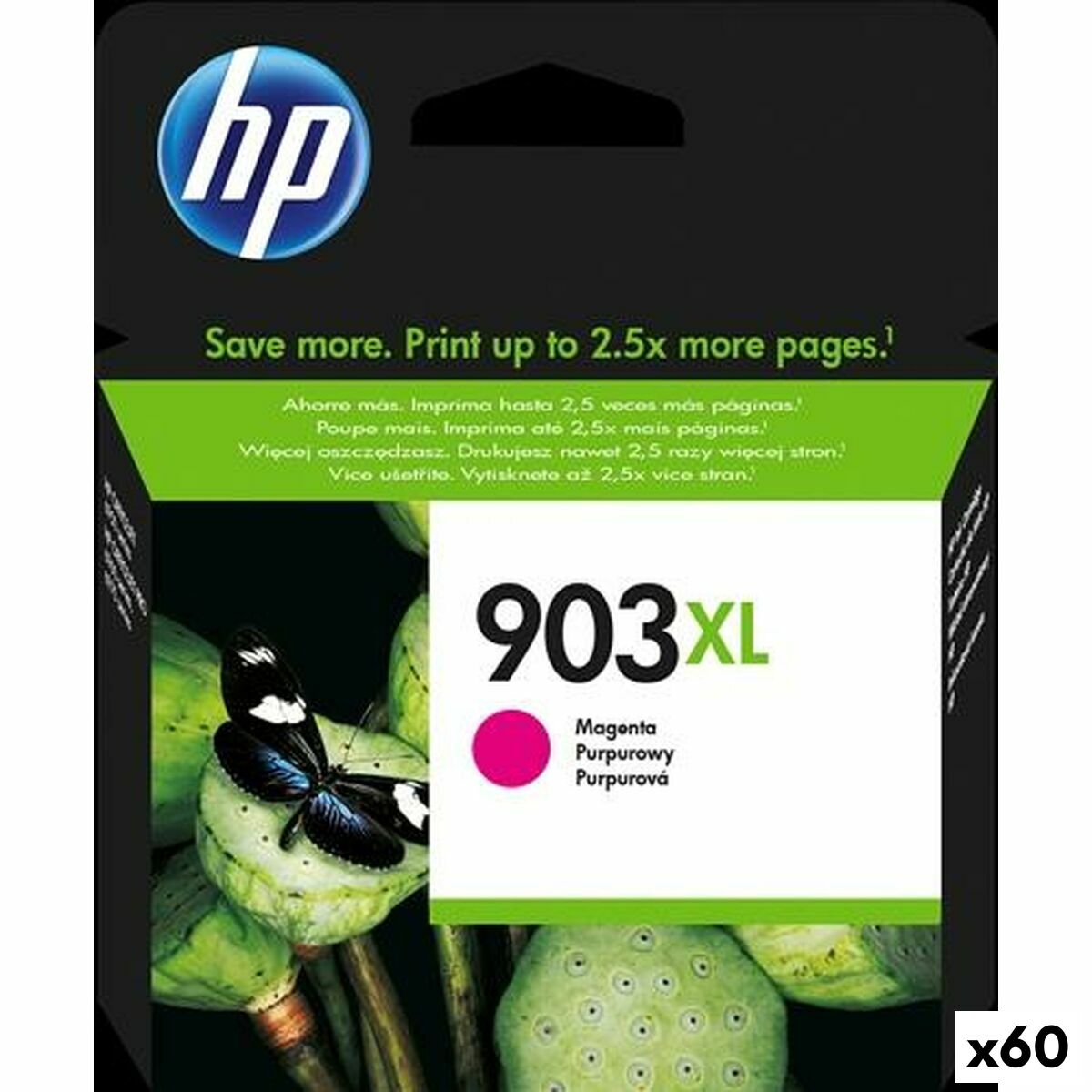 Original Tintenpatrone HP 903XL Magenta (60 Stück)